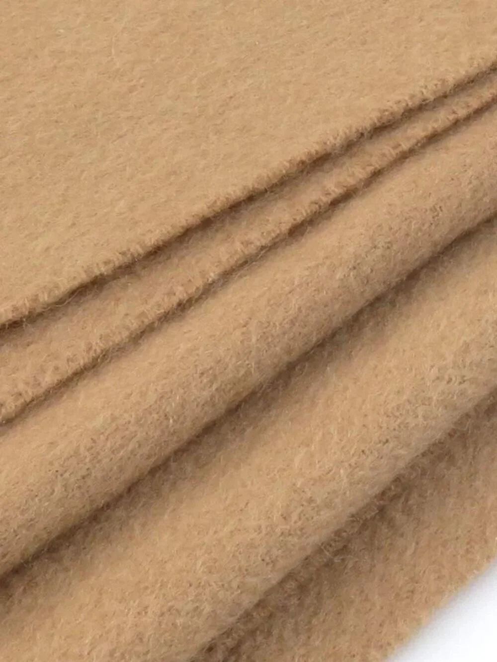 Auth HERMES Blanket Beige Brown Cashmere/Wool - Picture 5 of 8